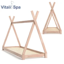 VitaliSpa Kinderbett Tipi Natur 208 X 163 X 96 Cm Massivholz -Kinderbett Geschäft a9dd95a31b8505bcaa9e137cb2815ccc