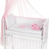 Herzen Rosa Mobiles Beistellbett 90x40 Mit Rollen Komplett -Kinderbett Geschäft a9f45d0d262b7ea17c9f664394227c2d