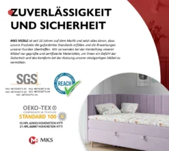 Bett Maja 3 Kinderbett Boxspringbett - Jugendbett Einzelbett Links - Grau 90 X 200 Cm 13 Bett Maja 3 Kinderbett Boxspringbett - Jugendbett Einzelbett Links - Grau 90 X 200 Cm -Kinderbett Geschäft aac25ee636a53987a65e5bf1ae081893