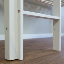 Homestyle4u 2254, Kinder Hochbett 90x200 Cm Mit Lattenrost Rutsche Leiter, Etagenbett Spielbett Weiß Holz Kiefer -Kinderbett Geschäft aec644040a55304a7355c4a60e1e5eb1 2