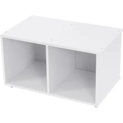 Merax Kinderbett Hausbett 90x200cm Jugendbett Mit Schubladen, Ablagefächern Und Leiter, Rausfallschutz Und Dachgestaltung, Weiß -Kinderbett Geschäft b0b492cc2fde2635d3452758fc54ae30