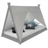 Homestyle4u 1967, Kinderbett 90x200 Cm, Tipi Zelt Grau Mit Sterne, Holz Kiefer 1 Homestyle4u 1967, Kinderbett 90x200 Cm, Tipi Zelt Grau Mit Sterne, Holz Kiefer -Kinderbett Geschäft b45d4e0c33d3ff447dc6ad4b52dc19a4