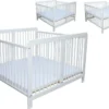 Zwillingsbett Zwillingskinderbett Kinderbett Für Zwillinge Massiv Weiss Mit 2 Matratzen 120x120cm -Kinderbett Geschäft bc4a4e6e0e4e067a455b990e10e353fe