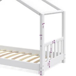VitaliSpa Kinderbett Design Weiß 168 X 138 X 87 Cm Massivholz -Kinderbett Geschäft bc74ba18f6948c1b9ccb853cf6e7e4f9