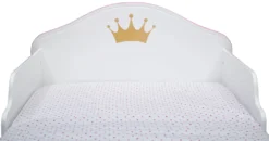 Delta Children Princess Holzbett (Matratzengröße 70X130cm) Mit Fußteil -Kinderbett Geschäft be55723cb3fc0271d4942d5f6198d323