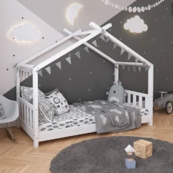 VitaliSpa Kinderbett Design Weiß 168 X 138 X 87 Cm Massivholz -Kinderbett Geschäft bfcb14f79f9dc5ce67b0a30eaf855dd9