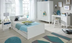 Trendteam Jugendzimmer Bett Ole/Emma Weiß Melamin/ 209 X 78 X 97 Cm -Kinderbett Geschäft c1621173ea3fc2e4303743750a54bb47