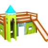 Bett Für Kinder Mit Rutsche,vorhange,turm,matratze,lattenrost, Spielbett,kinderbett -Kinderbett Geschäft c2ac27e07fde3749f40c7fe2dac38d56