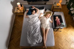 Lionelo Leonie 3in1 Kinderbett Babybett Beistellbett Wiege Zustellbett Matratze Beige -Kinderbett Geschäft c34300f01eb816ebaa4dc33774a5a909