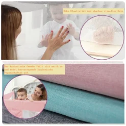 Zehnhase Bettgitter Bettschutzgitter Kinderbettgitter Babybettgitter 120 Cm, Grau, 1 Seite -Kinderbett Geschäft c3afaace47f4d82cd168eb798737c226