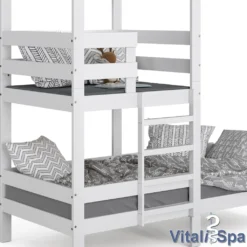 VitaliSpa Kinderbett Tom 90x200cm Spielturm Bett Spielbett Jugendbett Hausbett -Kinderbett Geschäft c5b25392388cf790ceeced868b82bcc7
