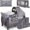 Lionelo Sven Plus 2 In 1 Baby Bett Laufstall Baby Grey Scandi)
