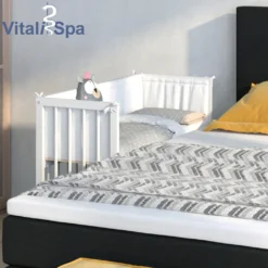 Vitalispa Beistellbett + Matratze + Nestchen Sophie Weiß 94 X 96 X 42,5 Cm Massivholz -Kinderbett Geschäft cbcb97884e3c4a7c72ecb1864321dd5a