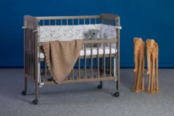 Fillikid Beistellbett Nino Exclusiv, Größe:mit Matratze, Design:grau -Kinderbett Geschäft cc2dee93c3ff6ebacf7dbba4804ccfed