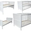 Kinderbett 3in1 Kinderbett / Beistellbett / Juniorbett 140x70cm Weiß -Kinderbett Geschäft cdb3492b2307fe04a7bb62ad4d53d6be
