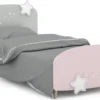 Kinderbett Sternschnuppe 90*200 Cm Rosa Weiß Grau Mädchen Prinzessin Kinderzimmer Holz Liege Einzel Gestell Jugendbett -Kinderbett Geschäft cdbac1949728bbfb321a21e7a4fa2fb6