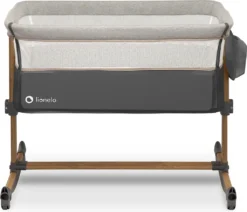 Lionelo Leonie 3in1 Kinderbett Babybett Beistellbett Wiege Zustellbett Matratze Grau -Kinderbett Geschäft cea8296669ab63b5cdd1ff10e2c777d7