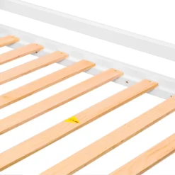 Merax Kinderbett 90x200cm Hausbett Mit 2 Schubladen Und Rausfallschutz, Dach Und Fenster, Kiefer Einzelbett Babybett Kinderhaus Mit Lattenrost, Weiß -Kinderbett Geschäft d08921259000cad92d33a6c6d973f678