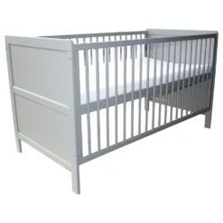 Kinderbett 3in1 Kinderbett / Beistellbett / Juniorbett Mit Matratze140x70cm Grau -Kinderbett Geschäft d1c5946dccd6cab94cebbe1c4d9d80d2