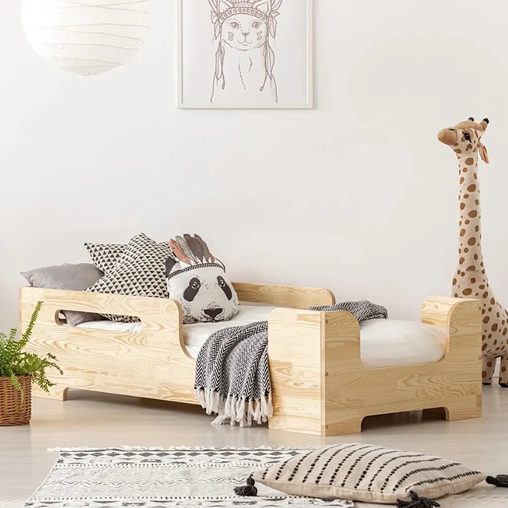 Selsey Kinderbett KERIBLY Jugendbett Massivholz Kiefer Mit Rausfallschutz Und Lattenrost, 90 X 200 Cm 3 Selsey Kinderbett KERIBLY Jugendbett Massivholz Kiefer Mit Rausfallschutz Und Lattenrost, 90 X 200 Cm