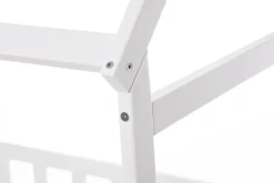 Kinderbett Hausbett Set 160×80 Mit Rausfallschutz Und Matratze Weiß Einzelbett -Kinderbett Geschäft d76c5ebf3784c9f8ed54f5356a0ba536