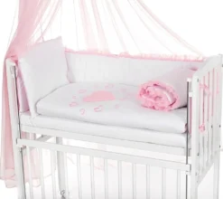 Herzen Rosa Mobiles Beistellbett 90x40 Mit Rollen Komplett -Kinderbett Geschäft d7887ccf7dc7d4f6b6c77218af4f4bd8