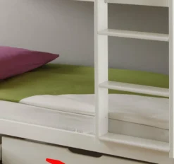 Kinderbett Etagenbett Weiss Hochbett Spielbett Kindeerbett Stockbett 90x200 Cm -Kinderbett Geschäft d8da7dc5b95a6d3054a6c52e533737a0