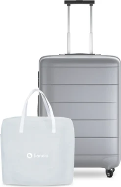 LIONELO Malin Evo Kinderbett, Babywiege, Reisebett Für Babys Mit Matratze, Kinderreisebett, Reisegitterbett, Von 0 Bis 9 Kg, Vordach, Moskitonetz, Klappbar, Schaukelsystem, Liegeverstellung, Schnelle Montage, Reisetasche, Leicht -Kinderbett Geschäft da4aee88100bd7db9f0f419eee5f2be5