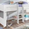 Hochbett ANDI 1 Kinderbett Spielbett Halbhohes Bett Weiß -Kinderbett Geschäft dbb159dcd00f9b4a274d1a142322be9f