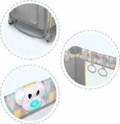 Lionelo Sven Plus In GELB Kinder Baby Reisebett Mit Wickeltisch Kinderbett Babybett Balachin Moskitonetz Urlaub Reise Laufstall Wickelauflage Spieluhr -Kinderbett Geschäft dc3f354311563429e480d19c32707716