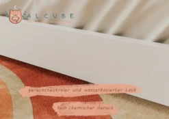 ALCUBE Hausbett 90x200 Im Montessori Stil Für Mädchen Und Jungen - Kinderbett Bodentief Aus MassivenHolz In Weiß 11 ALCUBE Hausbett 90x200 Im Montessori Stil Für Mädchen Und Jungen - Kinderbett Bodentief Aus MassivenHolz In Weiß -Kinderbett Geschäft e231be41e8a355396f139b5ab4821f88