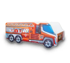 Alcube® Autobett 70x140 Cm LKW Feuerwehr Mit Matratze Und Lattenrost Kinderbett 70x140 TRUCK Spielbett Massivholzbett Rot -Kinderbett Geschäft e23598469b415daa15900db897012e2a