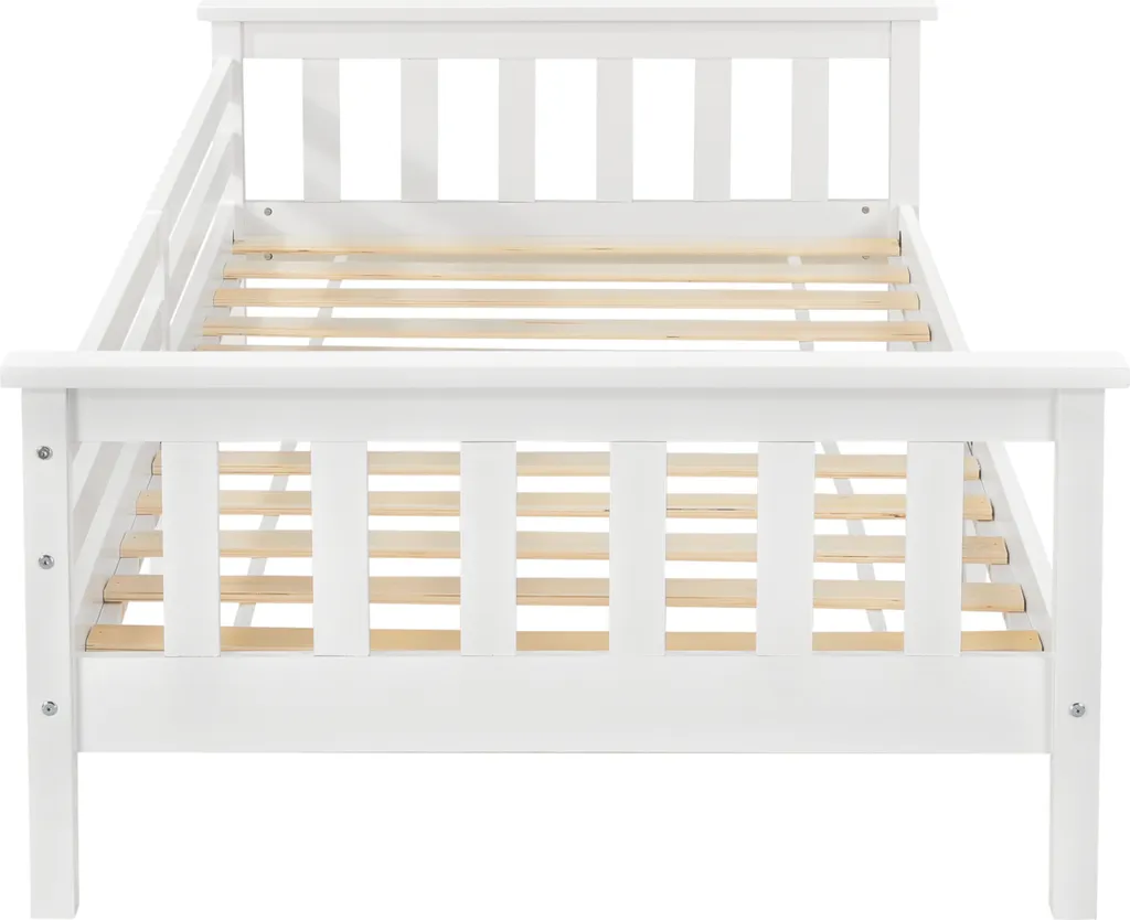 Kinderbett Nuuk Mit Stauraum 70x140 Cm Jugendbett Bis 50 Kg Mit Lattenrost Kojenbett Kiefernholz Weiß 7 Kinderbett Nuuk Mit Stauraum 70x140 Cm Jugendbett Bis 50 Kg Mit Lattenrost Kojenbett Kiefernholz Weiß – Bild 5