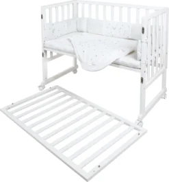 Roba Safe Asleep® Stubenbett 3 In 1 ""Sternenzauber"", Beistellbett Weiß, Babybett & Bank, Mit Zubehör -Kinderbett Geschäft e55b5cb1957e699b05bdf0f92a480ac6