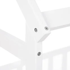 Baby-Delux Juniorbett Hausbett Gitterbett 160x80 Weiß Inkl. Komfort Matratze -Kinderbett Geschäft e78f0c1c8010f30b71d496ed5c4e7ba1