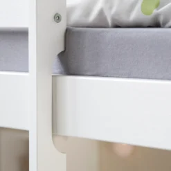 Homestyle4u 1899, Kinder Hochbett Mit Schreibtisch, Kinderbett 90x200 Cm Weiß, Holz Kiefer -Kinderbett Geschäft ec336ea6d7cf81fdb1a73e76d483ce7a