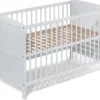 Babybett Kinderbett Kombi-Bett NELE 2 In 1 Umbaubar Weiß Mit MATRATZE -Kinderbett Geschäft f1c99ec5a0351a456d2e90c7c3396581