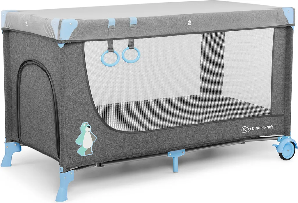 JOY-Reisebett Von Kinderkraft Blau 5 JOY-Reisebett Von Kinderkraft Blau – Bild 3