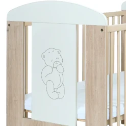 Kinderbett 120x60 Bär Creme Mit Matratze -Kinderbett Geschäft fb3d9e07b36a05413dd34144d74a53ae