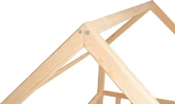 NEW Hausebett Lena-200x140- Kieferholz Kinderbett Mit Rausfallschutz -mit Rundstäben. -Kinderbett Geschäft fb662c07eee843e4bb556085a95cdd73