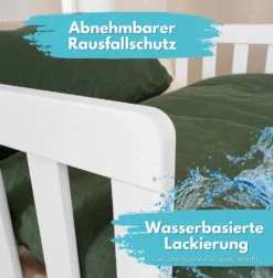 Alavya Home® Hausbett 90 X 200 Cm Mit Buchablage Weiß - Mit Schubladen -Kinderbett Geschäft fcb4abfb387b91236ed2c8627bd87847
