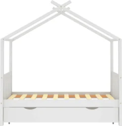 VidaXL Kinderbett Mit Schublade Weiß Massivholz Kiefer 80x160 Cm -Kinderbett Geschäft fcd99bcf598e6610ca32c20676f68fa0