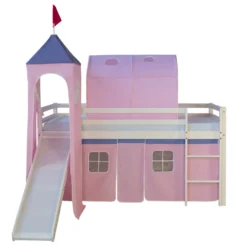 Homestyle4u 1440, Kinder Tunnel Für Hochbett Bettzelt Betttunnel Spieltunnel Kinderbett, 90 Cm Breit, Rosa -Kinderbett Geschäft fed2c50e813ab480bf03b49e8de84355