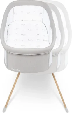 LIONELO Malin Evo Kinderbett, Babywiege, Reisebett Für Babys Mit Matratze, Kinderreisebett, Reisegitterbett, Von 0 Bis 9 Kg, Vordach, Moskitonetz, Klappbar, Schaukelsystem, Liegeverstellung, Schnelle Montage, Reisetasche, Leicht -Kinderbett Geschäft ff61b7d32f16cb797ff9660d28c61fce